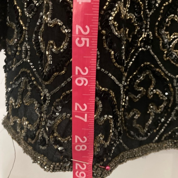 Women's STENAY VINTAGE Handmade Silk Beaded Tunic Jacket NWT - Picture 9 of 14